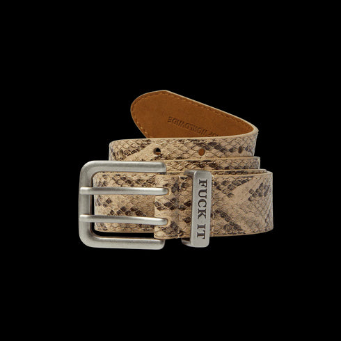 Huf - Fuck It Snakeskin Belt (Brown/Green)